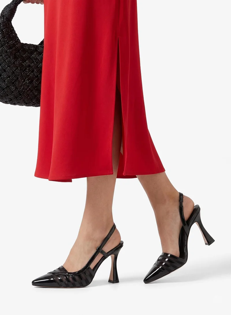 NINE WEST Pointed Toe Ankle Strap High Heel Sandals
