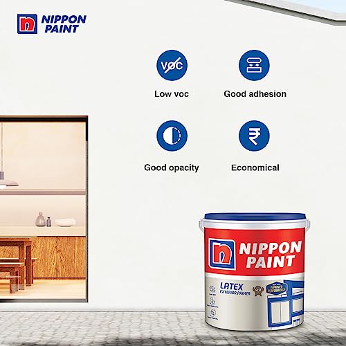 Nippon Paint Acrylic Latex Exterior Primer (4 L, White) - Image 2