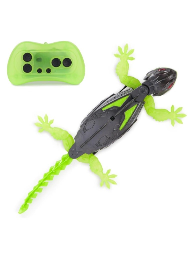 Wall Crawler Gecko, Realistic Design Portable RC Lizard Toy, Rechargeable Remote Control Robot Kids Toys, Safe And Durable Light Up Toy For Children, (1pc, Green) - Image 1