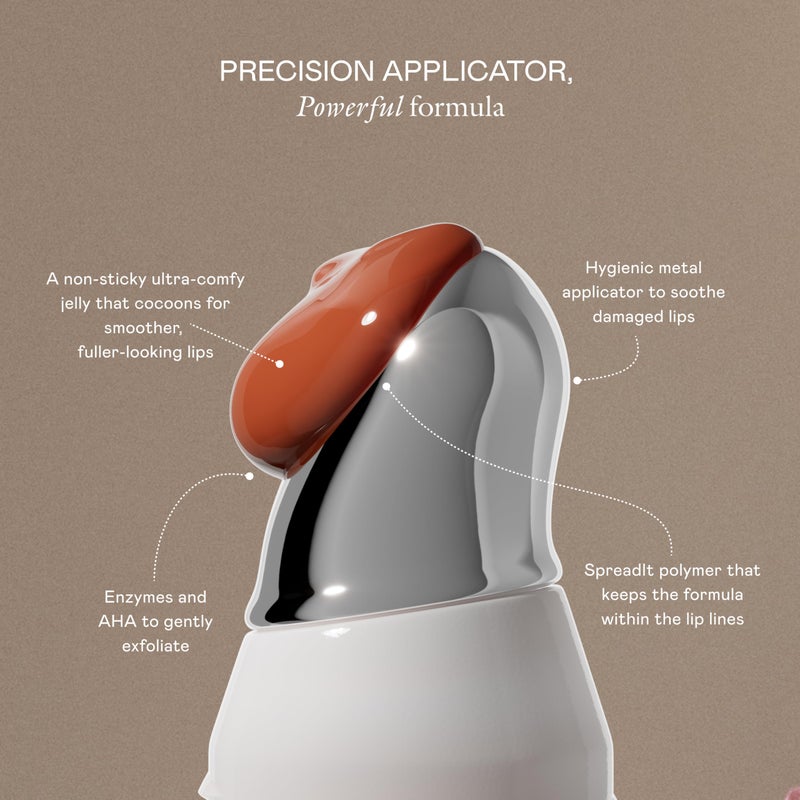 EADEM Le Chouchou Lip Softening Balm, Lip Gloss for Women, Lip Plumper & Lip Mask, Overnight Hydrating & Moisturizing Luxury Lip Balm, 0.5 oz, Burnt Malai - Image 3