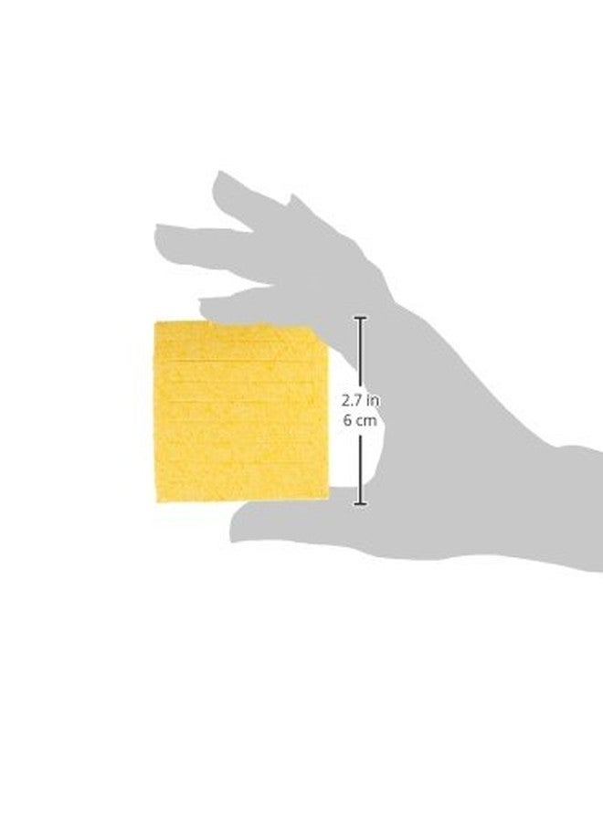 Weller TC205 Solder Tip Cleaning Sponge with Slits, 2-5/8" x 2-5/8 x 5/8" - Image 2