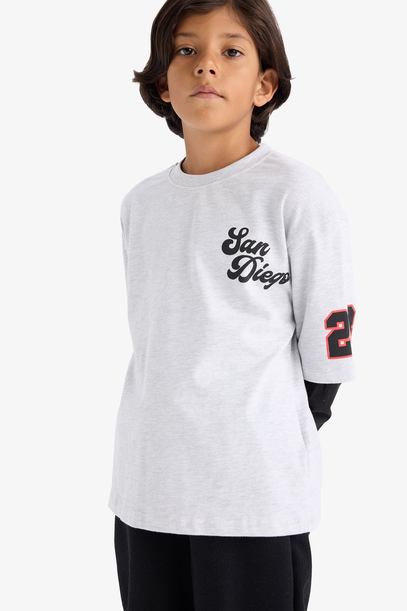 ديفاكتو طقم ملابس رياضية للأولاد من قطعتين بمقاس عادي - Image 3