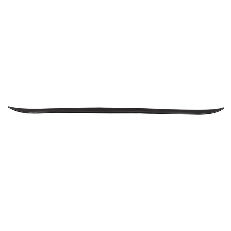 Car Rear Trunk Spoiler Glossy Black Rubber 120x4cm/47.2x1.6in Universal with Double Side Adhesive - Image 1