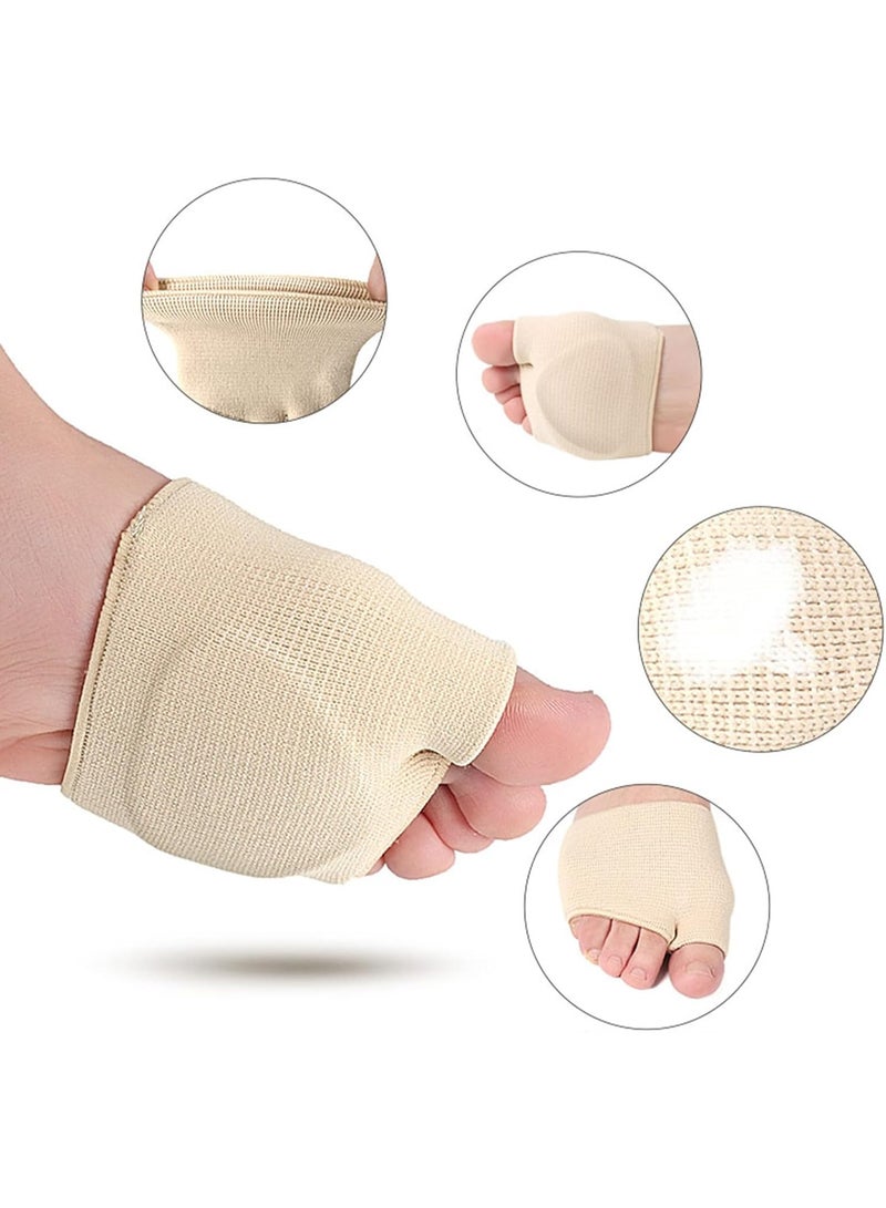 ChicAbode Metatarsal Pads for Women & Men Reusable,Metatarsal Sleeves Inserts with Gel Pads,Anti-Slip Ball of Foot Cushions for Pain Relief Metatarsalgia Morton's Neuroma Calluses - Image 3