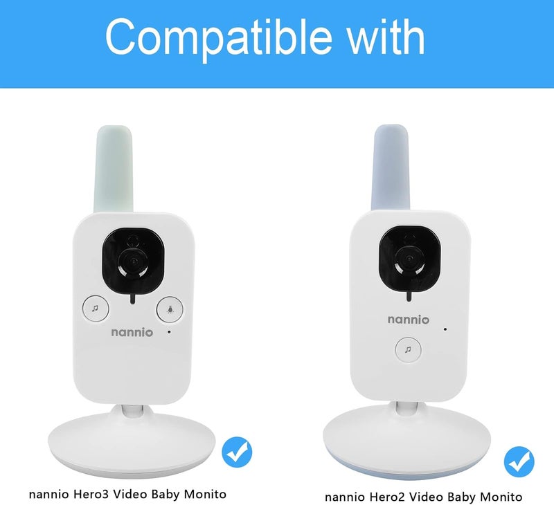 HOLACA Baby Monitor Flexible Mount Crib Mount for nannio Hero2 Hero3 Video Baby Monitor Philips Avent SCD84337  Twist Versatile Mounting Kit for nannio Baby Monitor - Image 3
