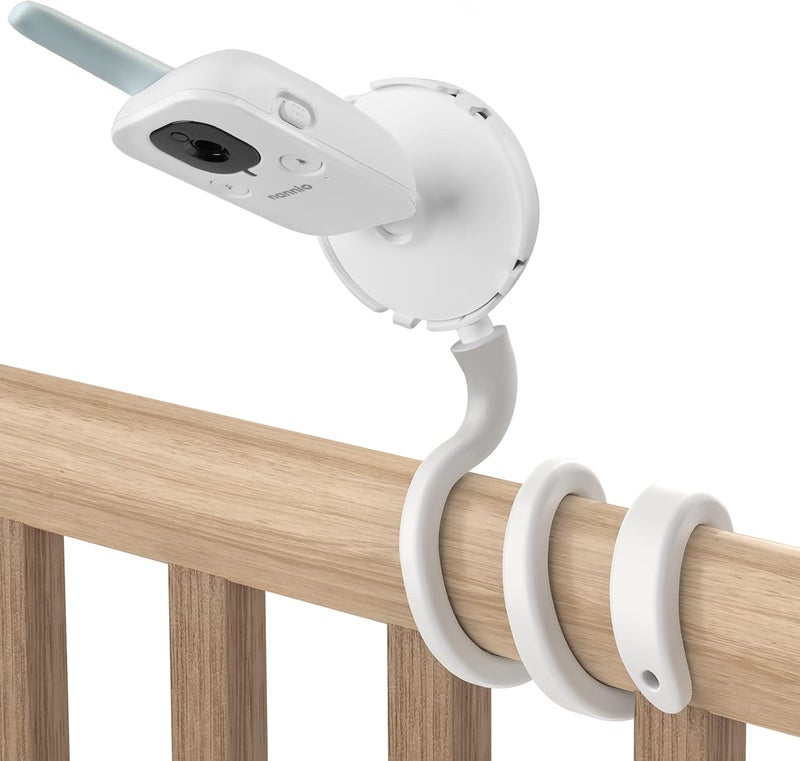 HOLACA Baby Monitor Flexible Mount Crib Mount for nannio Hero2 Hero3 Video Baby Monitor Philips Avent SCD84337  Twist Versatile Mounting Kit for nannio Baby Monitor - Image 1