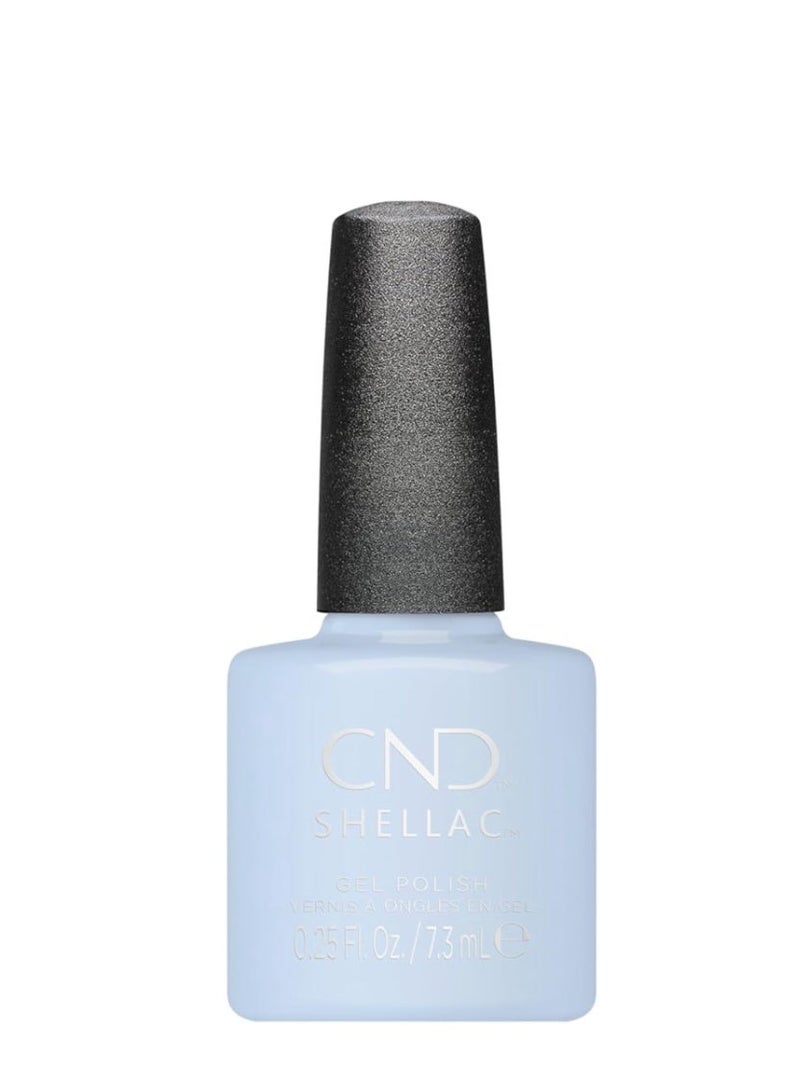 CND Shellac Gel Nail Polish・Creekside Pres Du Ruisseau (Opaque Light blue)・7.5ml - Image 1