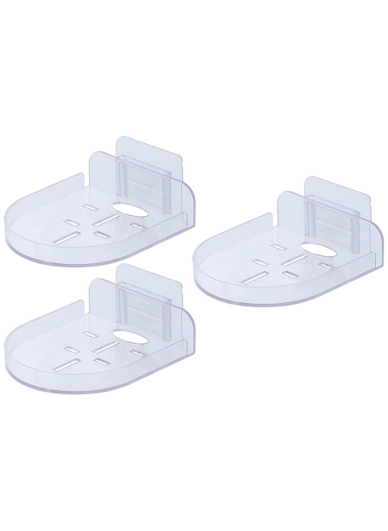 Generic 3 Sets Floating Shelves Wall Mounted Camera Bracket Wall Shelves Easy to Install No Drill Wall Shelves For Wall Decor Bedroom Living.  - Image 1