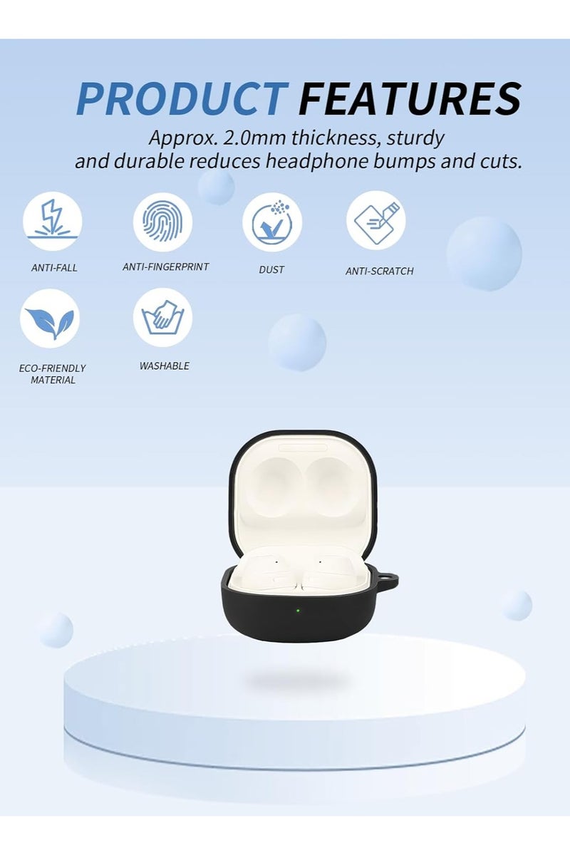 Samsung Galaxy Buds Core Silicone Case Cover- Made with Soft Silicone, Lightweight  Durable - Stylish Design, Accurate Cut-outs, Easy Installation  Removal - Image 2
