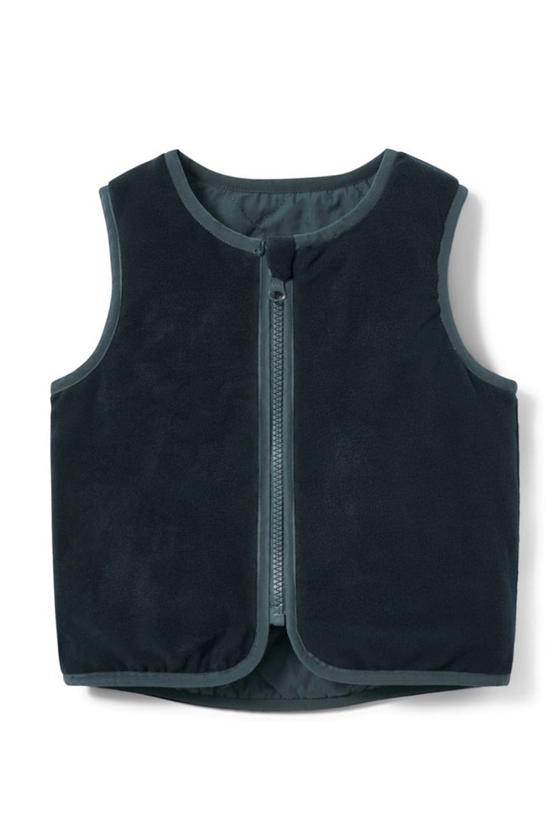 Tchibo سترات بدون أكمام بتصميم V للأطفال الأولاد، رمادي داكن - Image 3