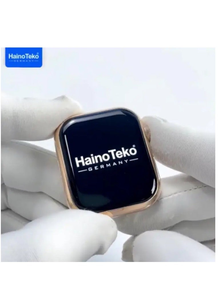 Haino Teko - G9 Mini Rose Gold Edition Ladies Smart Watch with Three Set Strap and Stylish Bracelet Combo - Image 1