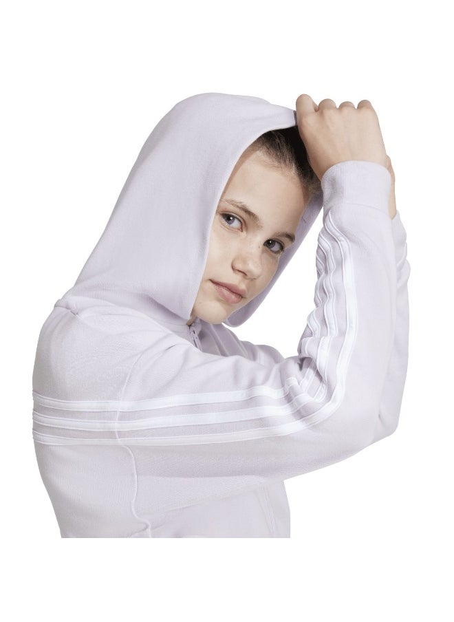 Adidas - adidas G Fi 3S Fz Purple Training Track Tops 7-8Y - Image 1