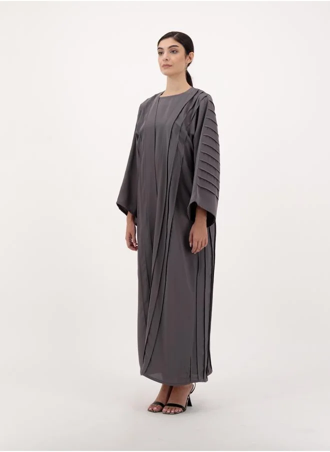 Meem by Mariyah Front open abaya with inner