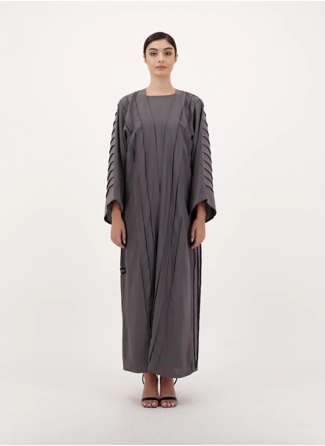 Meem By Mariyah  Front open abaya with inner and sheila for Women | Best Price UAE