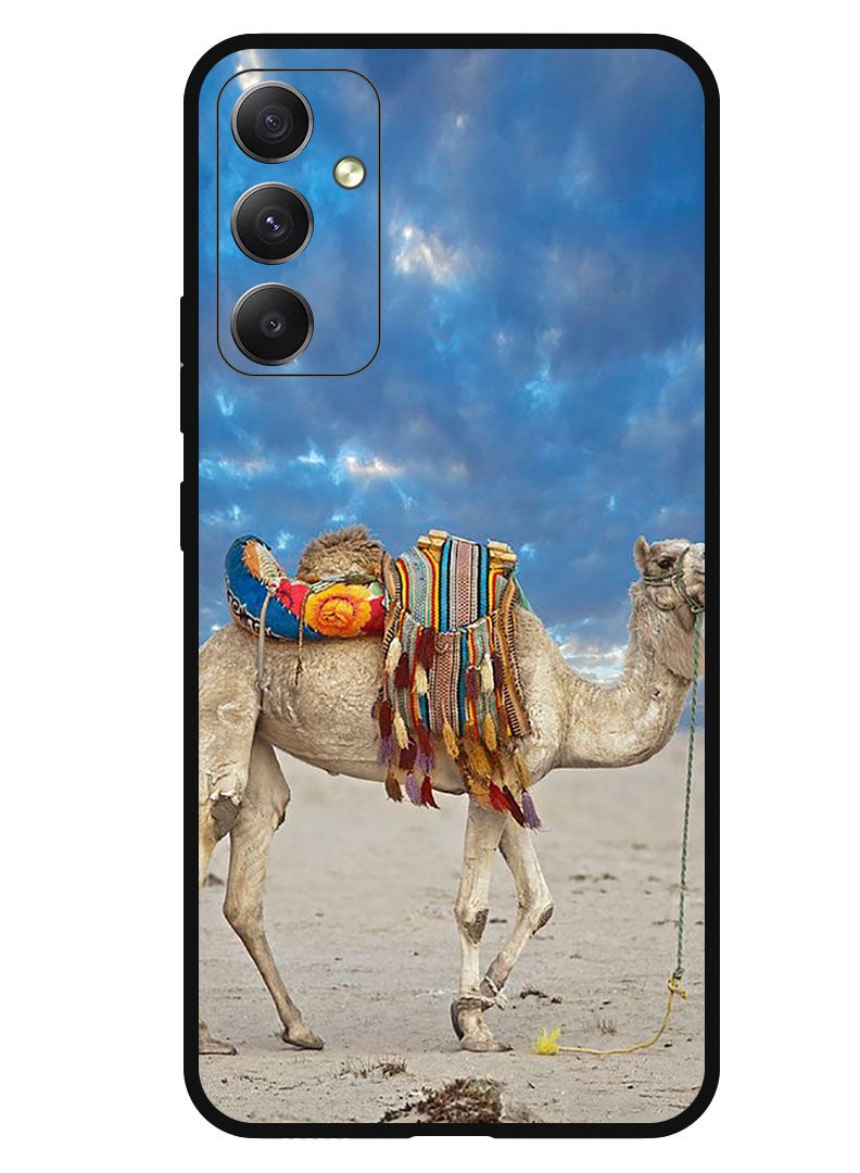 Theodor Protective Case Anti Scratch Shock Proof Bumper Cover For Samsung Galaxy M54 Camel - Image 1