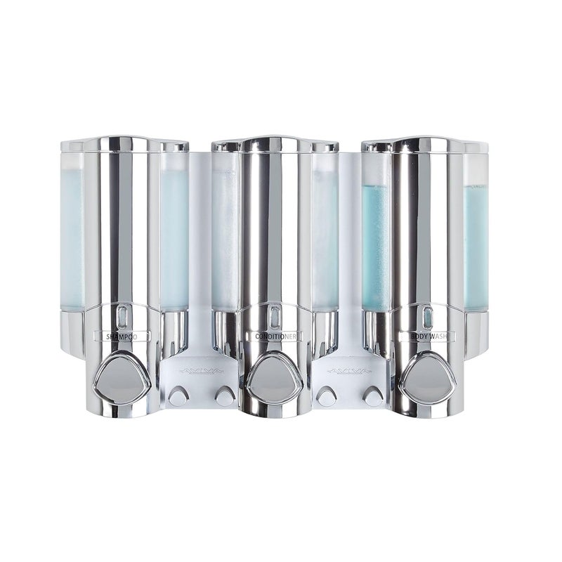Better Living Better Living Products 76345 Aviva Three Chamber Dispenser, Chrome  - Image 1
