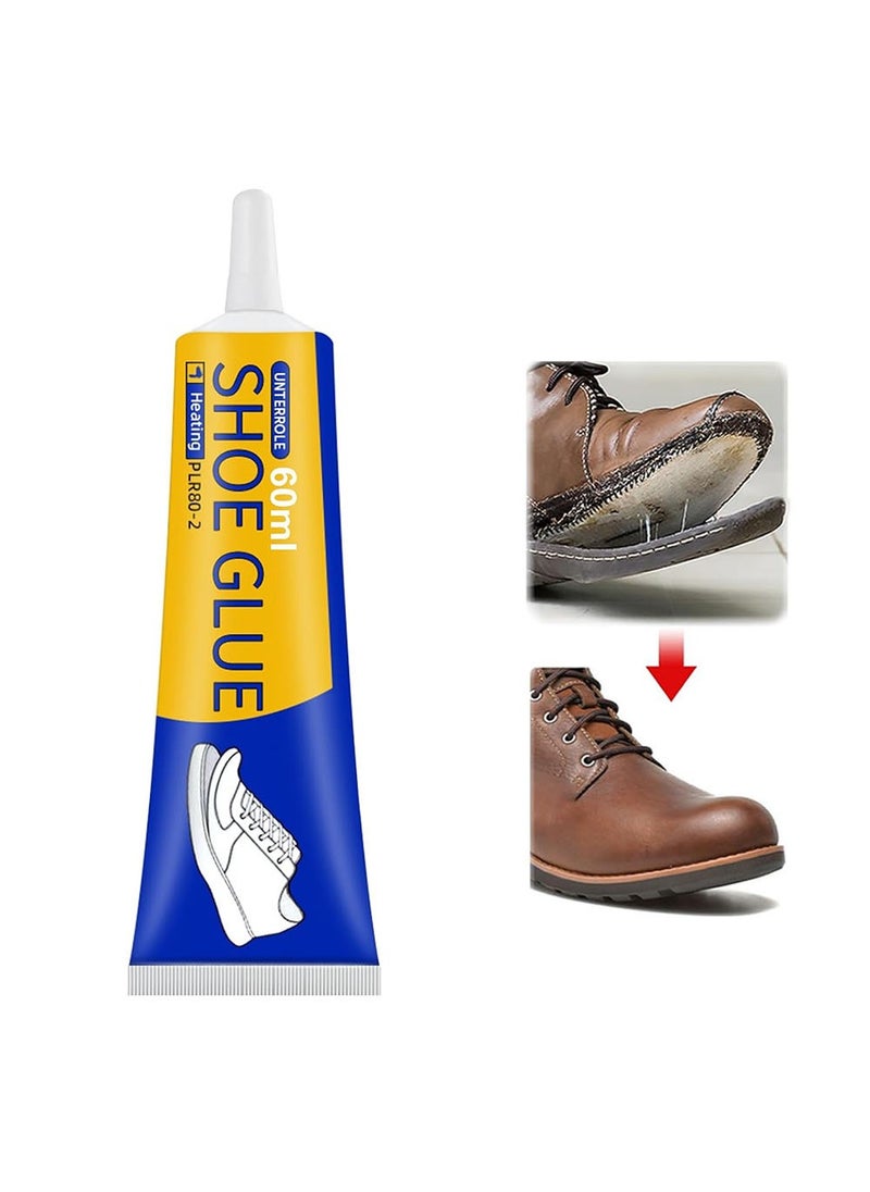 Generic - Shoe Glue Strong, Slow-Drying Transparent Shoe Repair Glue, Waterproof, Non-Hardening Glue for Shoes, Sole And Upper Repair Glue, Shoes Glue for Repairing Shoes, Boots, Leather（60ml） - Image 1
