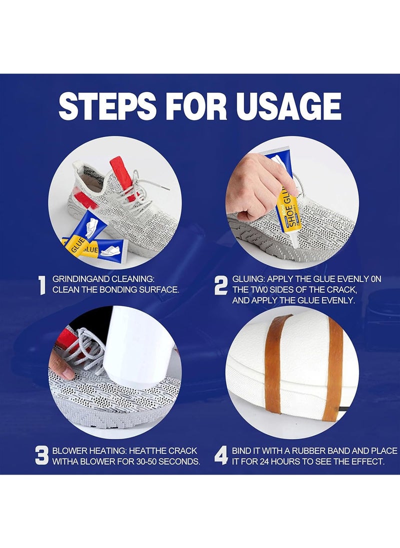 Generic - Shoe Glue Strong, Slow-Drying Transparent Shoe Repair Glue, Waterproof, Non-Hardening Glue for Shoes, Sole And Upper Repair Glue, Shoes Glue for Repairing Shoes, Boots, Leather（60ml） - Image 1