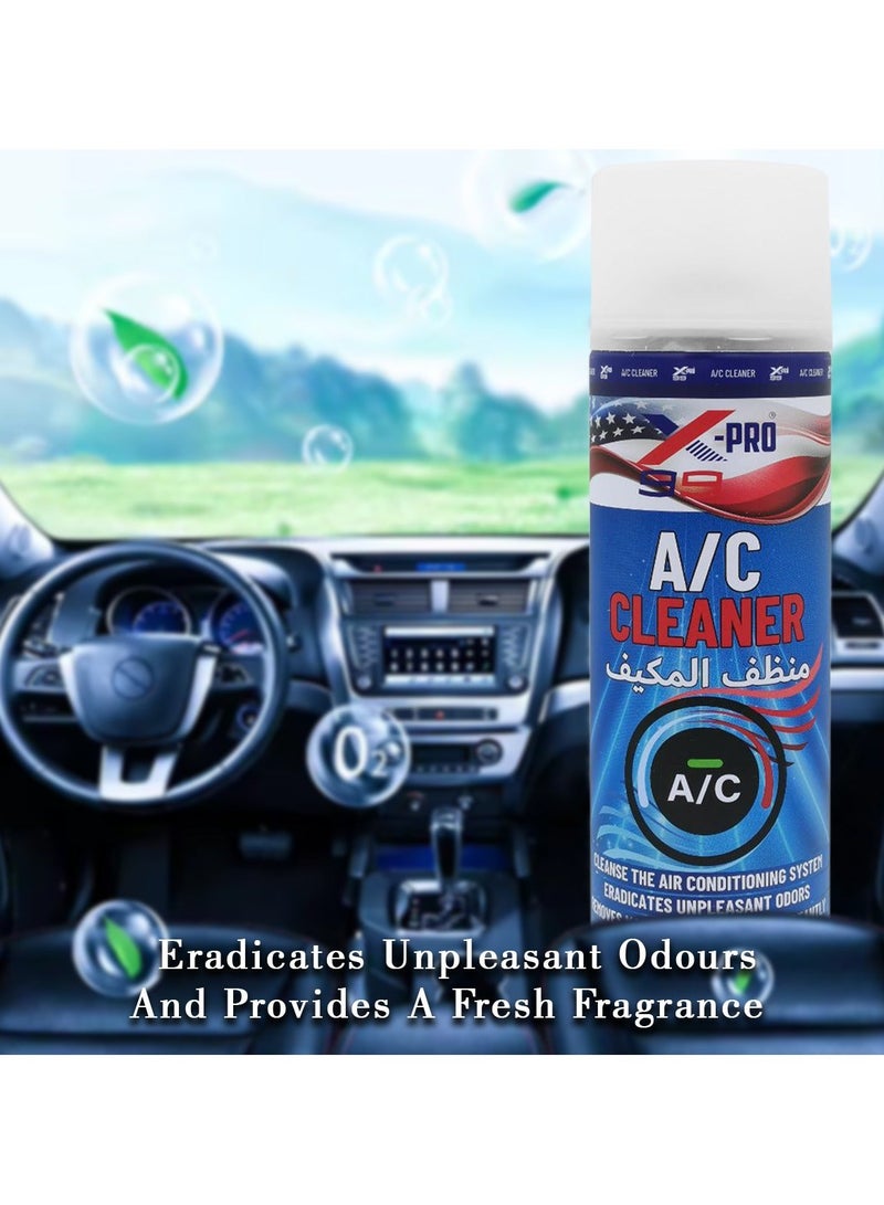 Xpro X99-AC02 Car AC Cleaner Spray 500ML - Eliminates Odors, Kills Bacteria, Removes Molds, and Cleans Car Air Conditioning System air conditioner cleaner - Image 3