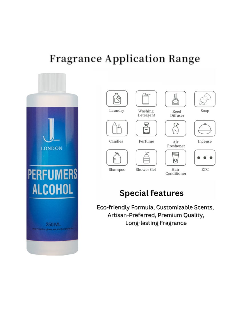 JAN LONDON - JAN LONDON Perfumer's Essentials Pack: ISOE SUPER 50ml, DPG 100ml, Perfumer's Alcohol 250ml - Enhance Fragrances with Iso E Super, Versatile DPG Solution, and Perfumer's Alcohol - Image 1