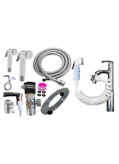 Bathroom bidet with basic hose 1.5 meters + hand spray - pzsku/Z4E61A14700B461D080C0Z/45/_/1705662076/879382c6-a107-4047-ac54-d61752911d30