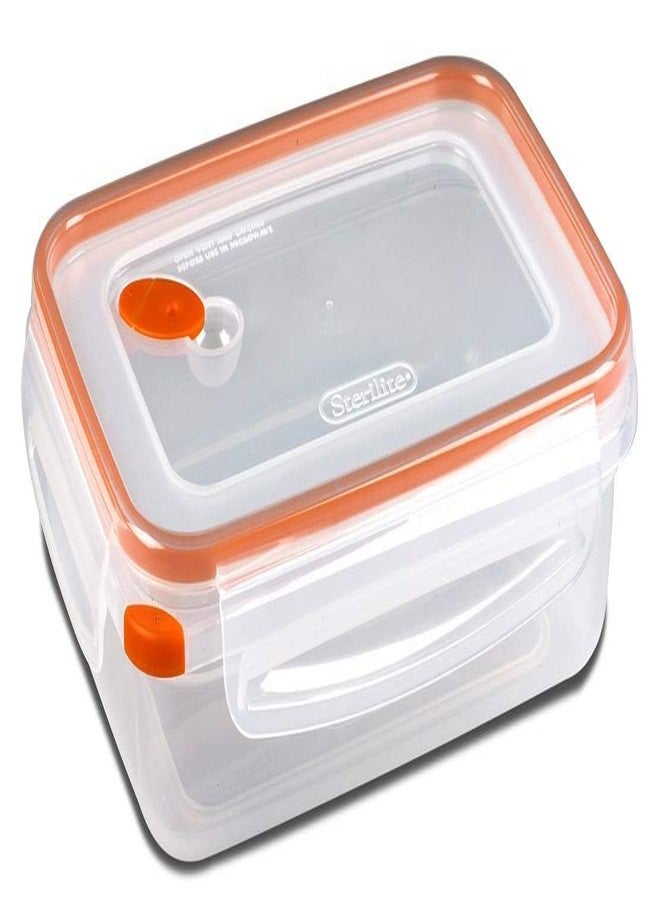 STERILITE 3211106 5.8C RectFood Container, 1 EA, Plastic - Image 1
