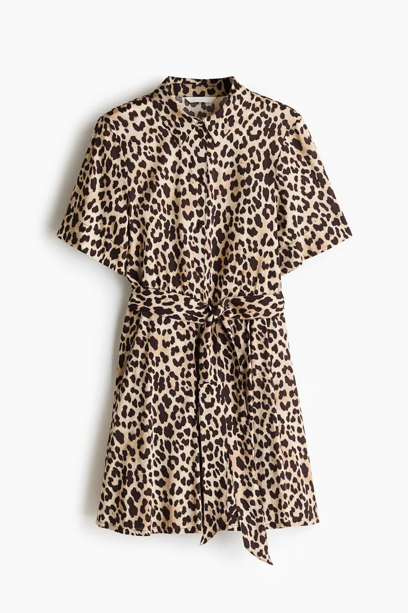 H&M Tie-belt shirt dress