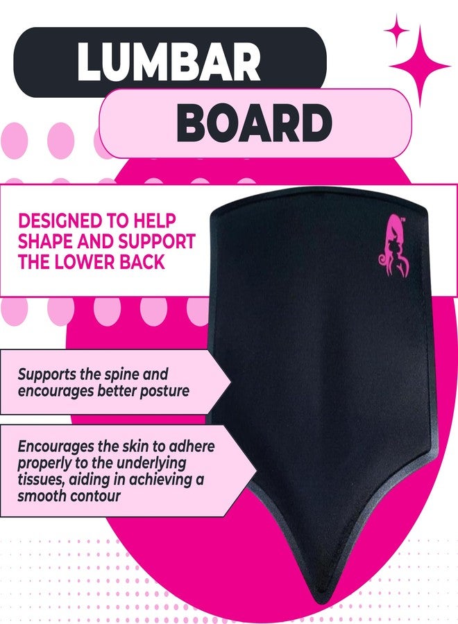 bombshell booty pillow Lipo Recovery Kit: Ab Board, 3 Lipo Foam Pads & Lumbar Molder - Tummy Tuck Surgery Essentials for Faja Colombiana - 360 Post Op Compression Binder & Tabla Abdominal post surgery - Image 5