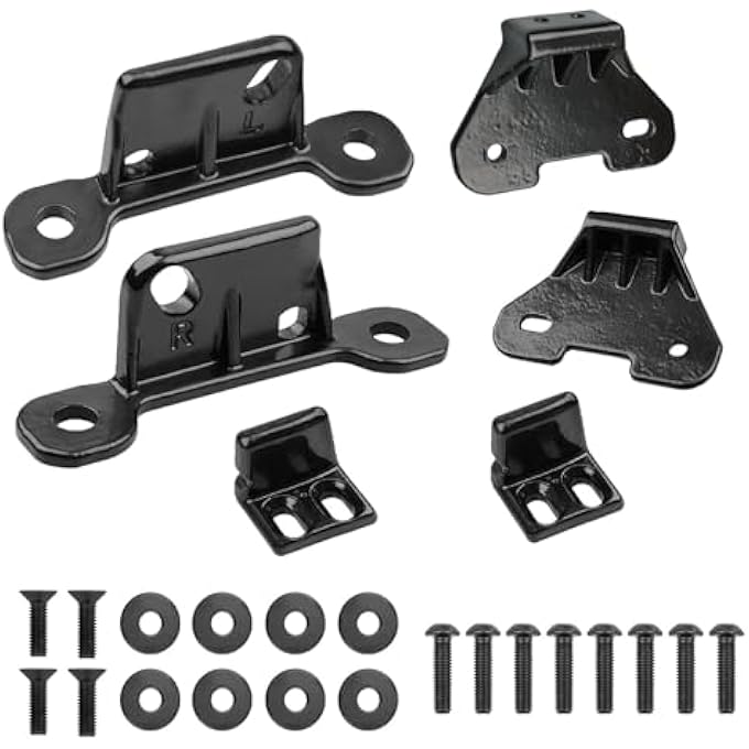 rayihni 20PCS Steel Hard Top Mounting Bracket Kit Compatible with 2018-2024 Wrangler JL & Gladiator JT Durable and Secure Hardtop Installation - Image 2