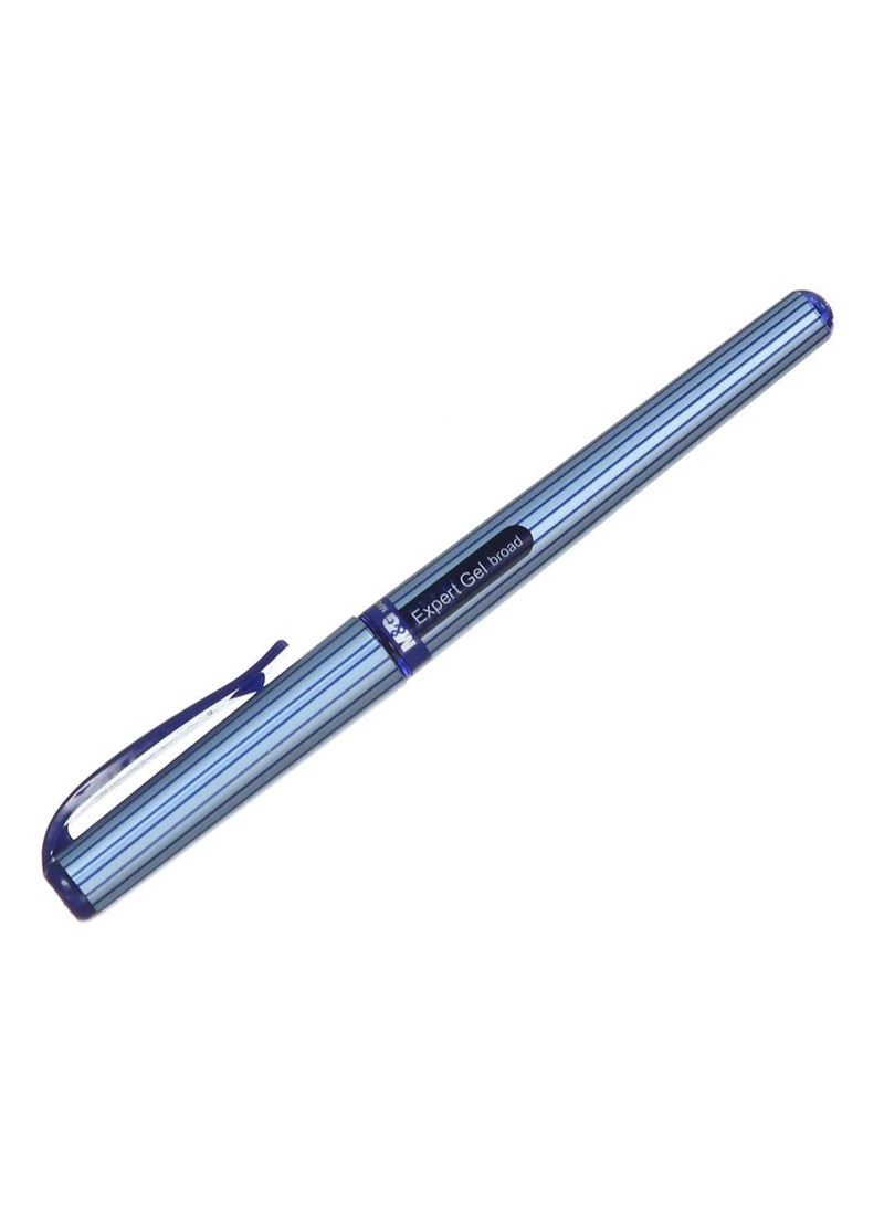 M&G Blue gel pen with striped body -Blue 1.0 mm  - Image 1