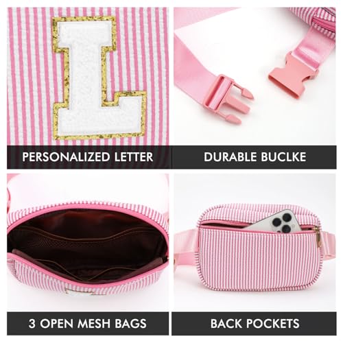 YOOLIFE Teacher Appreciation Gifts - Fanny Pack Crossbody Bag Belt Bag Cute Trendy Stuff for Girls Kids | Pink - Image 4