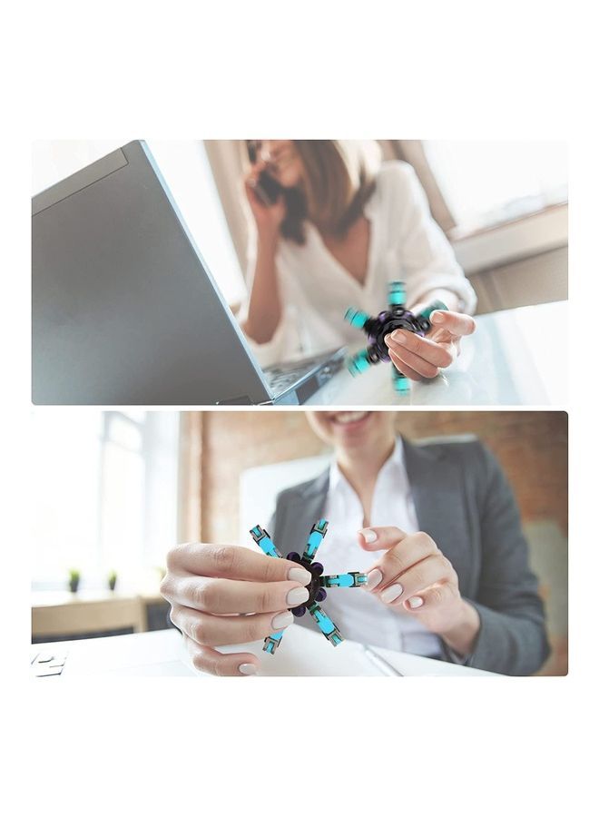 NIBEMINENT 3-Pieces Transformable Fingertip Spinners Toys 7x7cm - Image 5