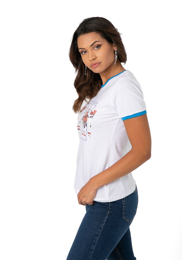 Marco Bergamo بلوزة مطبوعة برقبة دائرية - Image 3