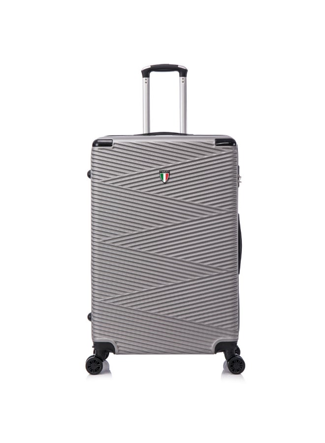 TUCCI 3-Piece Avenza Hardside Luggage Trolley Set Grey 76 x 29.5 x 48 cm T0805-G - Image 2