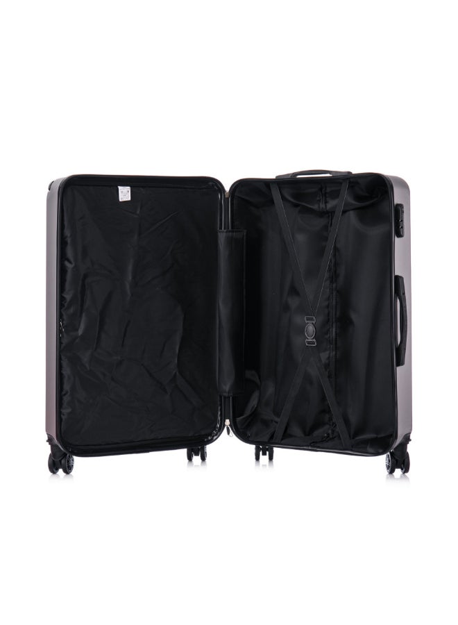 TUCCI 3-Piece Avenza Hardside Luggage Trolley Set Grey 76 x 29.5 x 48 cm T0805-G - Image 4