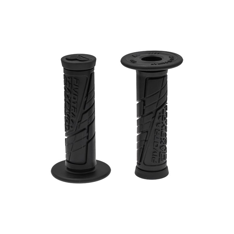 PIVOTRAX GRIPi Handlebar Grips â€“ Triple Color Injection (Red/Blue/White), Fit for Dirt Bikes & E-Dirt Bikes, Anti-Slip, Durable Motorcycle Grips (Black) - Image 3