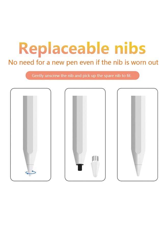 Generic - Capacitive Stylus Pen Compatible with iPad (2018-2022), Android and Windows, Magnetic Adsorption for iPad (10/9/8/7/6th), iPad Pro (11/12.9in), iPad Mini (6/5th), iPad Air(5/4/3rd Gen) - Image 1