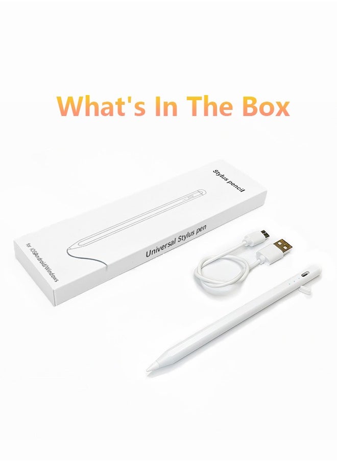 Generic - Capacitive Stylus Pen Compatible with iPad (2018-2022), Android and Windows, Magnetic Adsorption for iPad (10/9/8/7/6th), iPad Pro (11/12.9in), iPad Mini (6/5th), iPad Air(5/4/3rd Gen) - Image 1