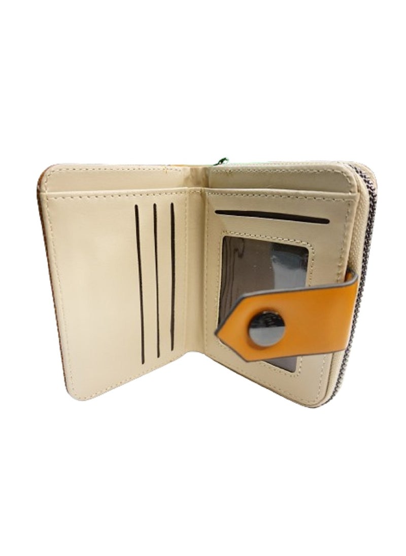 Generic - BROWN WOMEN WALLET WITH CLIP AND ZIPPER - Image 1