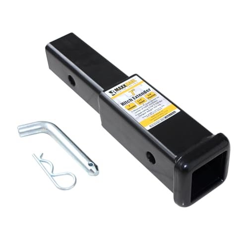 MaxxHaul 50833 2 x 2 inch Trailer Hitch Receiver Extender 7 inch Hitch Extension Length 3500 Lbs GTW - Image 3