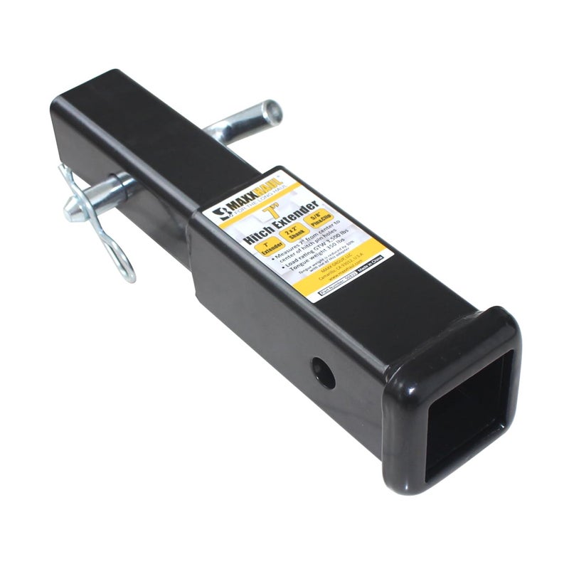 MaxxHaul 50833 2 x 2 inch Trailer Hitch Receiver Extender 7 inch Hitch Extension Length 3500 Lbs GTW - Image 4
