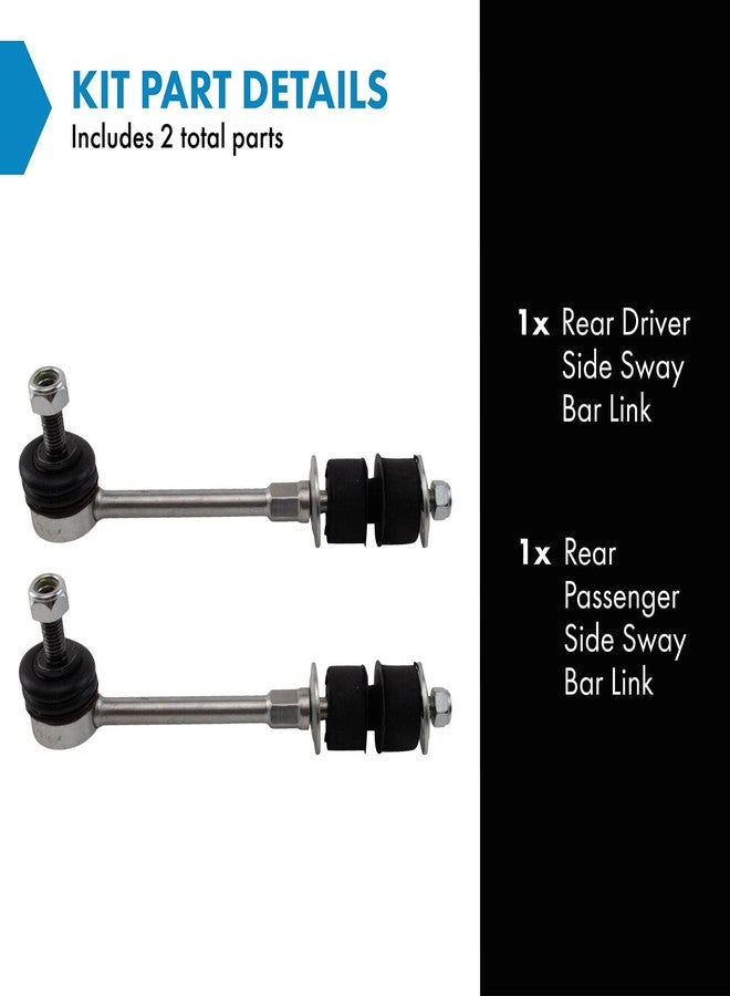 TRQ Rear Sway Bar Link Set Compatible with 2007-2018 Volvo - Image 2