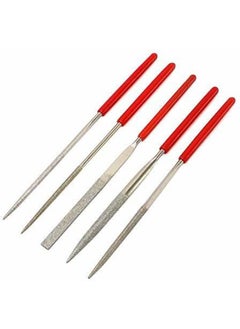 EPITECH MART EPITECH MART Hand Tool Diamond File Set 5pcs Wood Rasp Files Needle Mini File Set Carving Tools Metal Filing Tool 