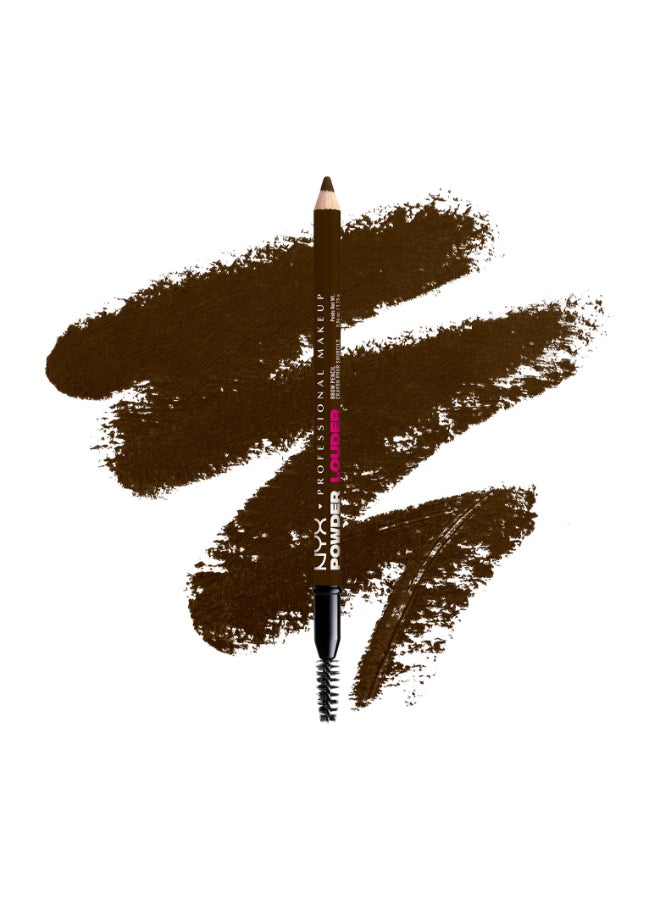 NYX PROFESSIONAL MAKEUP بودرة لاودر، قلم حواجب، يدوم لمدة 12 ساعة، ألياف دقيقة قابلة للبناء، بني رمادي - Image 3