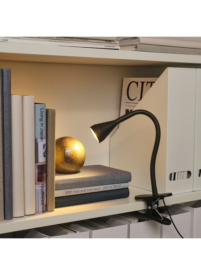 زبون مصباح LED بمشبك، أسود - Image 4