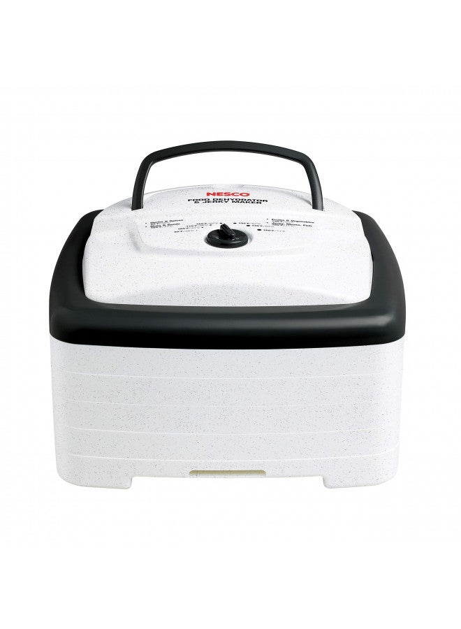 NESCO FD-80A Square Shaped Food Dehydrator, For Snacks, Fruit, Beef Jerky, White - Image 1