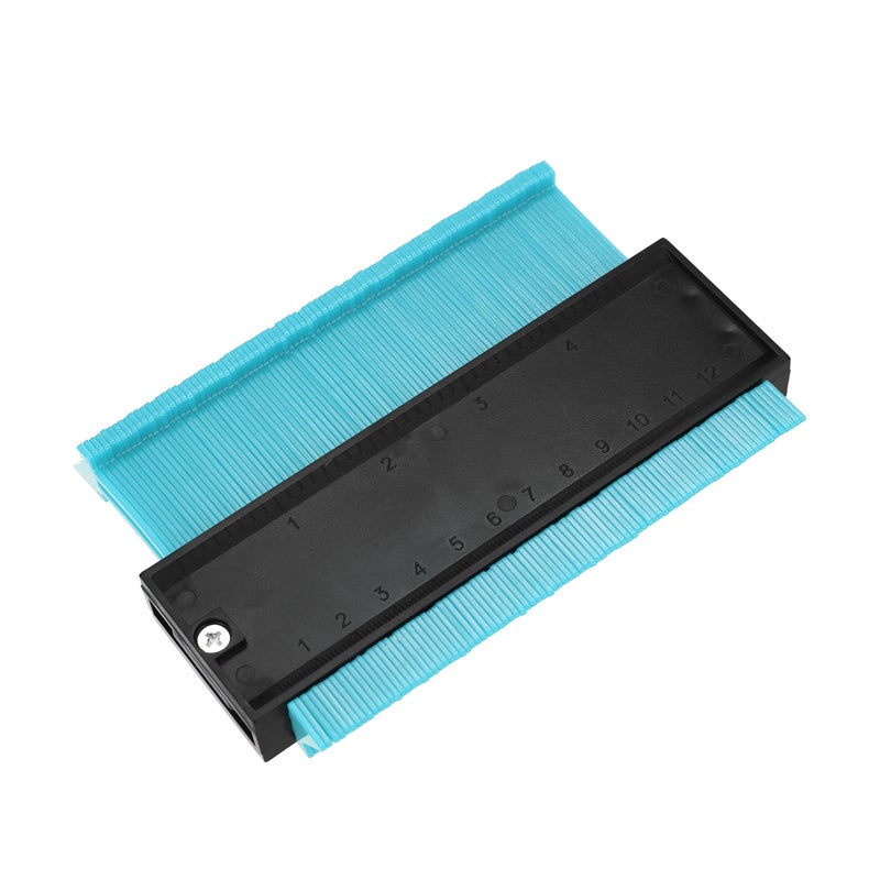 5 Inch Multifunctional Irregular Contour Profile Gauge Tiling Laminate Tiles Edge Shaping Wood Measure Ruler Woodworking Tool - Image 2