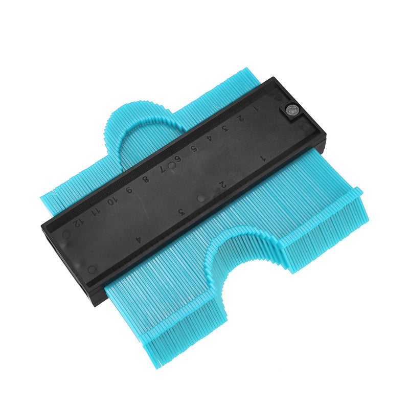 5 Inch Multifunctional Irregular Contour Profile Gauge Tiling Laminate Tiles Edge Shaping Wood Measure Ruler Woodworking Tool - Image 4