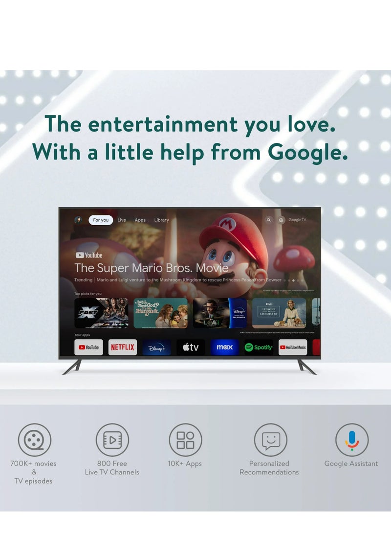 او ان ان onn. Google TV 4K Pro Streaming Device (New, 2024), 4K UHD resolution, Dolby Vision & Dolby ATMOS, Hands-Free Voice Control, Smart Hub - Image 5