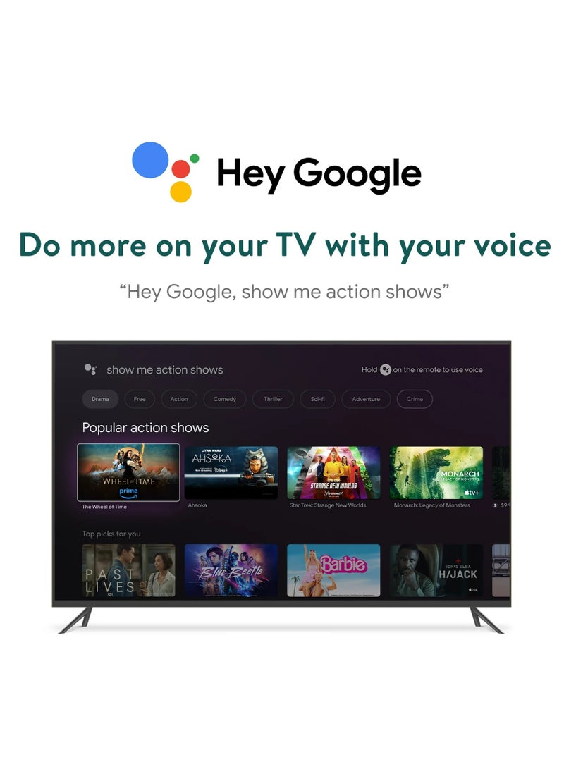 او ان ان onn. Google TV 4K Pro Streaming Device (New, 2024), 4K UHD resolution, Dolby Vision & Dolby ATMOS, Hands-Free Voice Control, Smart Hub - Image 4